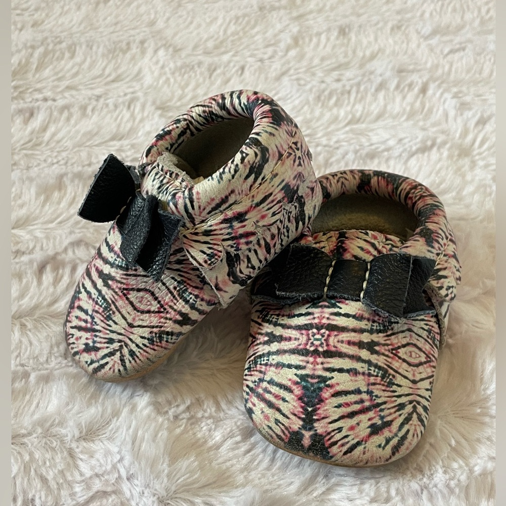 Freshly Picked Leather Tye Dye Moccasins